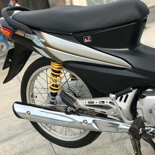 Pô xe wave A đen,pô wave rs đen