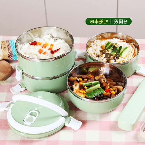 CÀ MEN 4 TẦNG GIỮ NHIỆT INOX BẰNG LÚA MẠCH 2,8 LÍT, CÀ MEN ĐỰNG CƠM VĂN PHÒNG CÓ VAI XÁCH GIỮ NHIỆT 24H AN TOÀN SỨC KHỎE