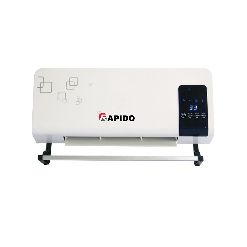 Máy sưởi gốm rapido cảm ứng rch2000d điều khiển điện tử, điều khiển từ xa bảo hành 12 tháng