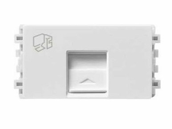 Ổ Cắm Mạng cat6e size S - Màu Trắng hoặc Màu Đồng - dòng ZENCELO A - Schneider Electric - 8431SRJ6V_BZ_G19; 8431SRJ6V_WE_G19