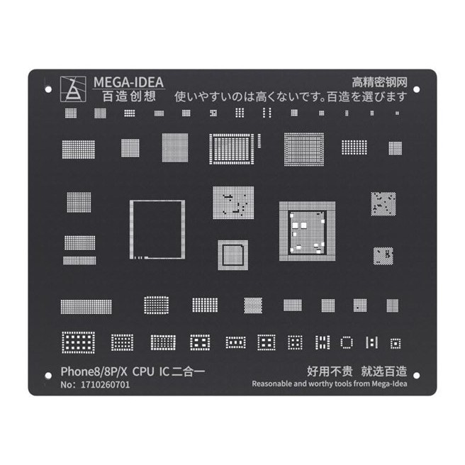Vỉ làm chân Mega iDea đủ mã IC cho IP 6G - 13PRM