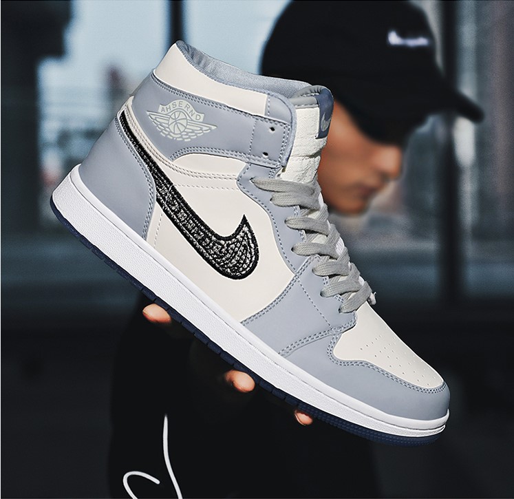 Giày Thể Thao Sneaker Nam Dior Cổ Cao