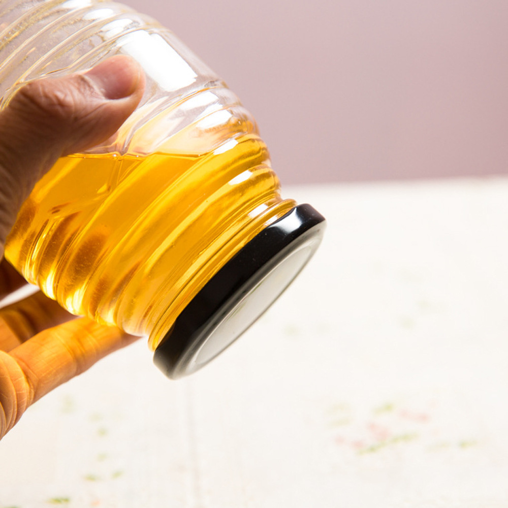 Hũ thuỷ tinh dáng ong đựng mật ong 200ml
