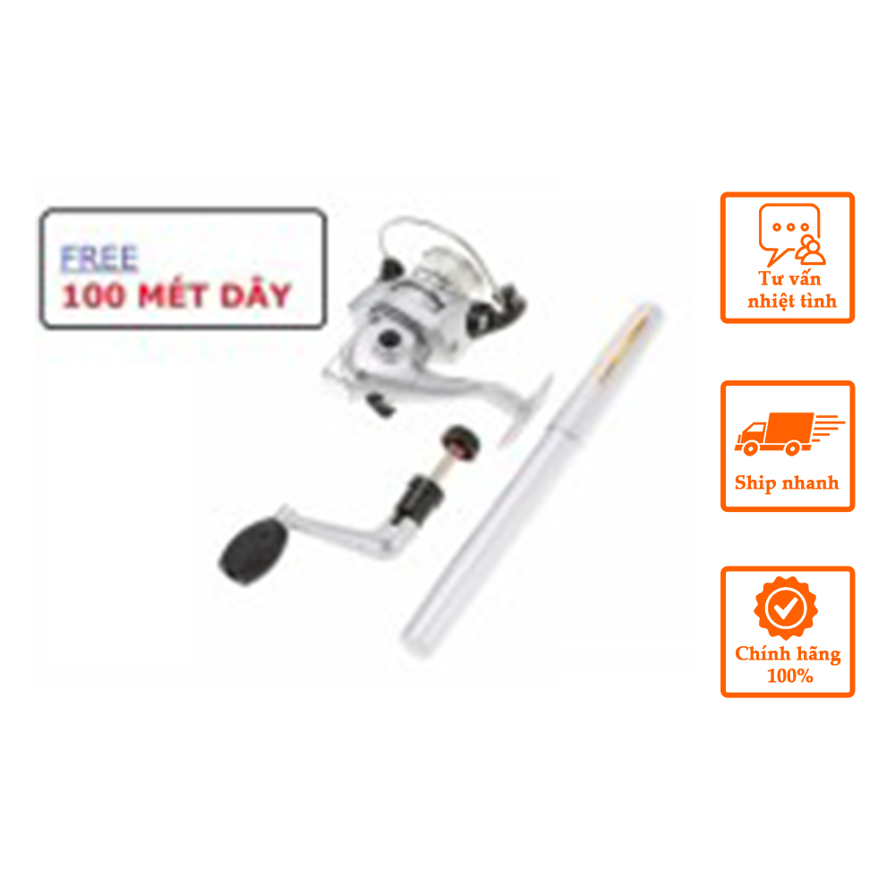 [HCM]Cần Câu Bút Kèm Máy Đứng