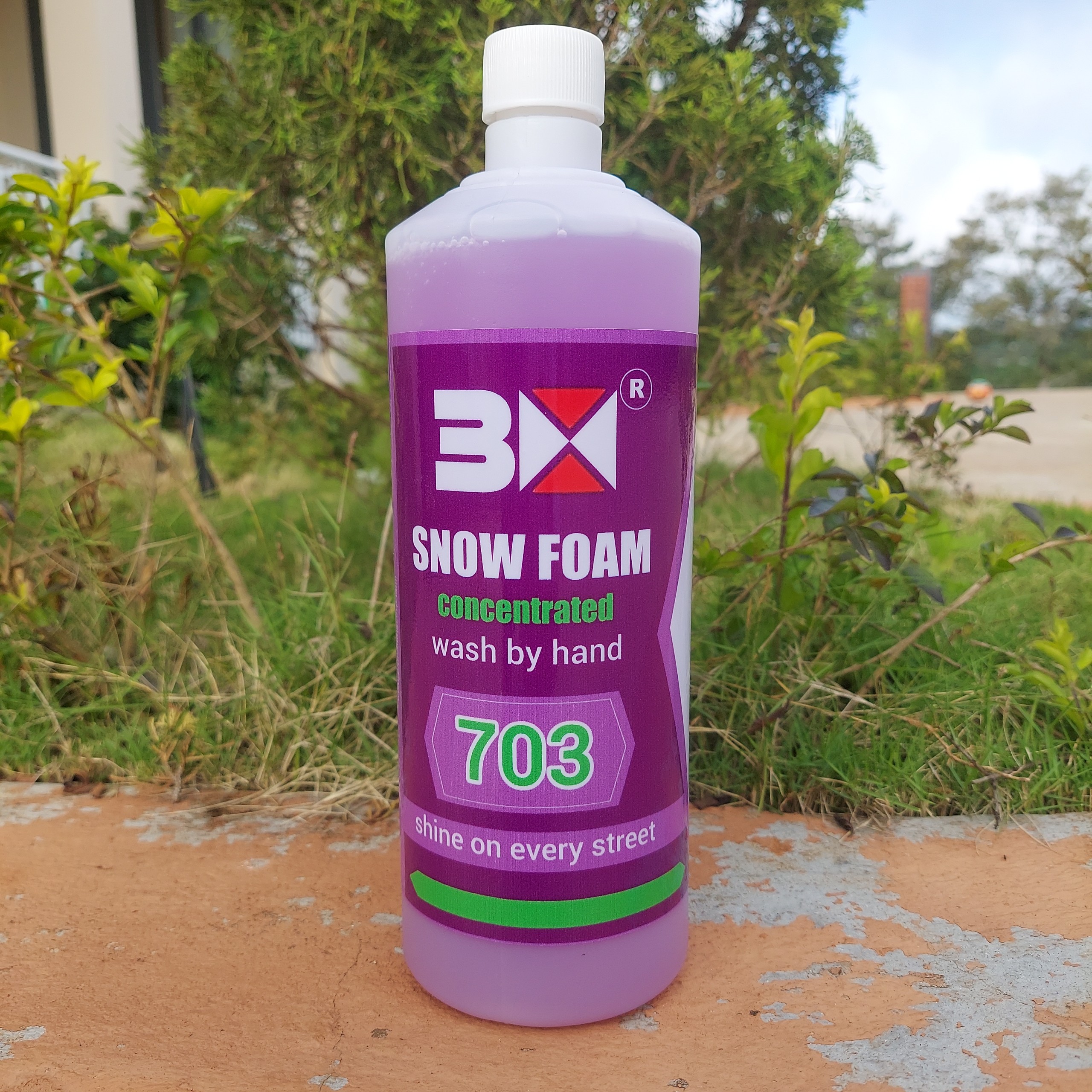 NƯỚC RỬA XE BỌT TUYẾT 3X CLEAN 1000ML