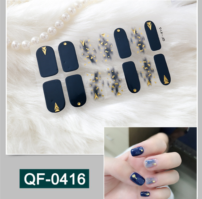 Combo 2 tấm (New) Sticker dán móng tay siêu dễ thương MX