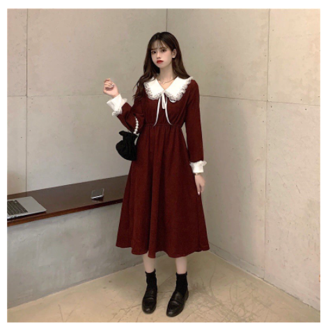 Váy xinh cổ búc bê dành cho nữ