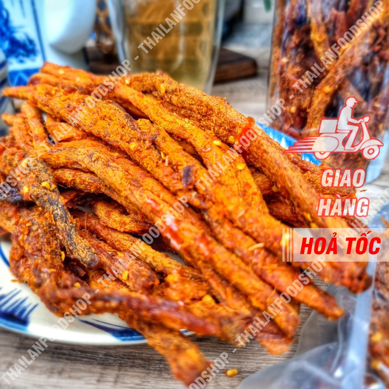 Khô Bò Que Vị Tứ Xuyên - Lon 300gr