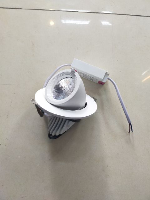 Âm trần rọi 12w-d90 xoay 360°