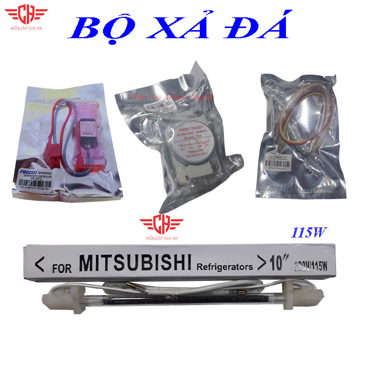 Bộ Xả Đá Tủ Lạnh Sanyo (Sò Nóng+Sò Lạnh+Timer+Bóng Sấy)