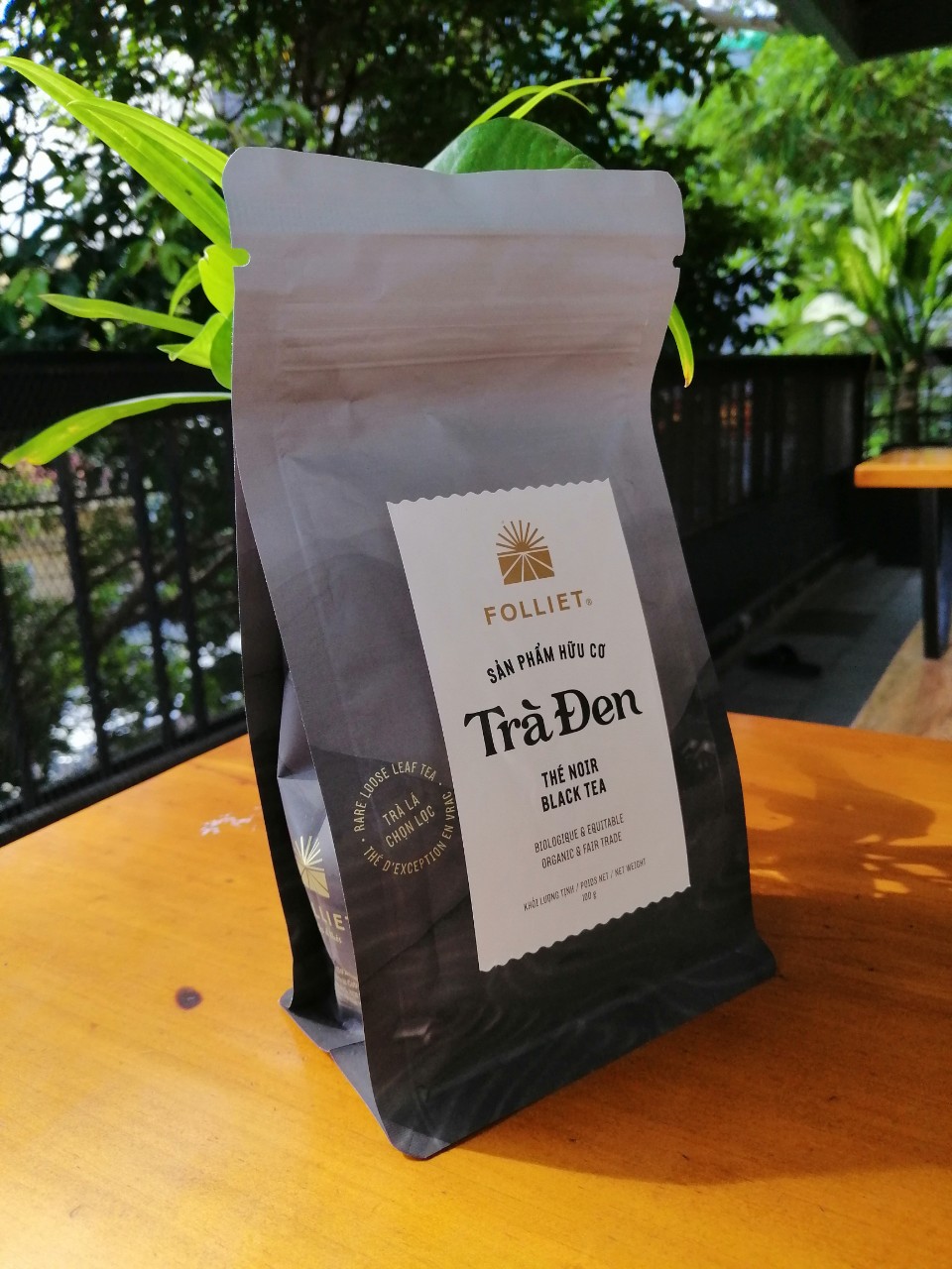 Trà Đen Hữu Cơ Organic Folliet 100g