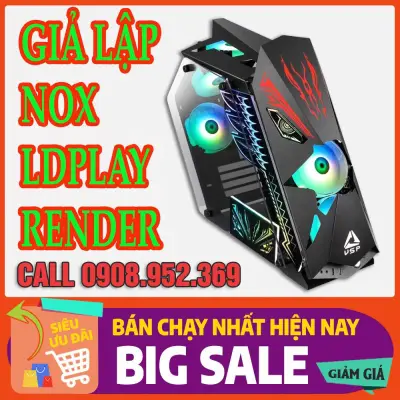 [BIG SALE] Máy tính chạy giả lập Nox máy ảo VMWARE cực mượt, livestream, bán hàng online, chơi Game online siêu mượt