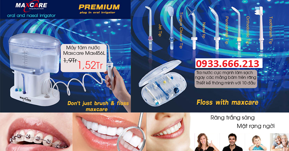 [HCM]Máy tăm nước Maxcare Max-456L