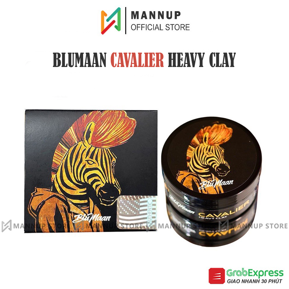 Sáp Vuốt Tóc Blumaan Cavarier Heavy Clay (Ngựa Vằn) 74ml
