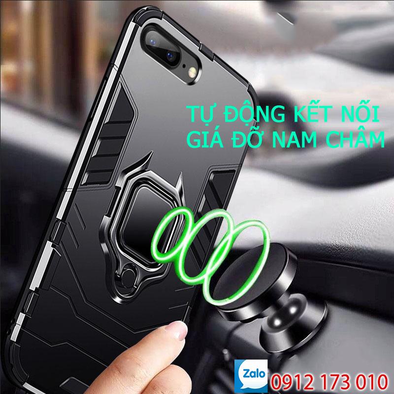 [TẶNG KÍNH CƯỜNG LỰC] Ốp lưng iPhone 7 Plus - iPhone 8 Plus - iPhone 7 - iPhone 8 iRon man chống sốc (đen)