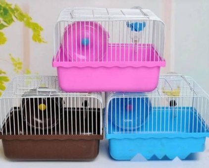 Lồng chuột hamster mini đầy đủ phụ kiện [ MUA LỒNG TẶNG THỨC ĂN ]