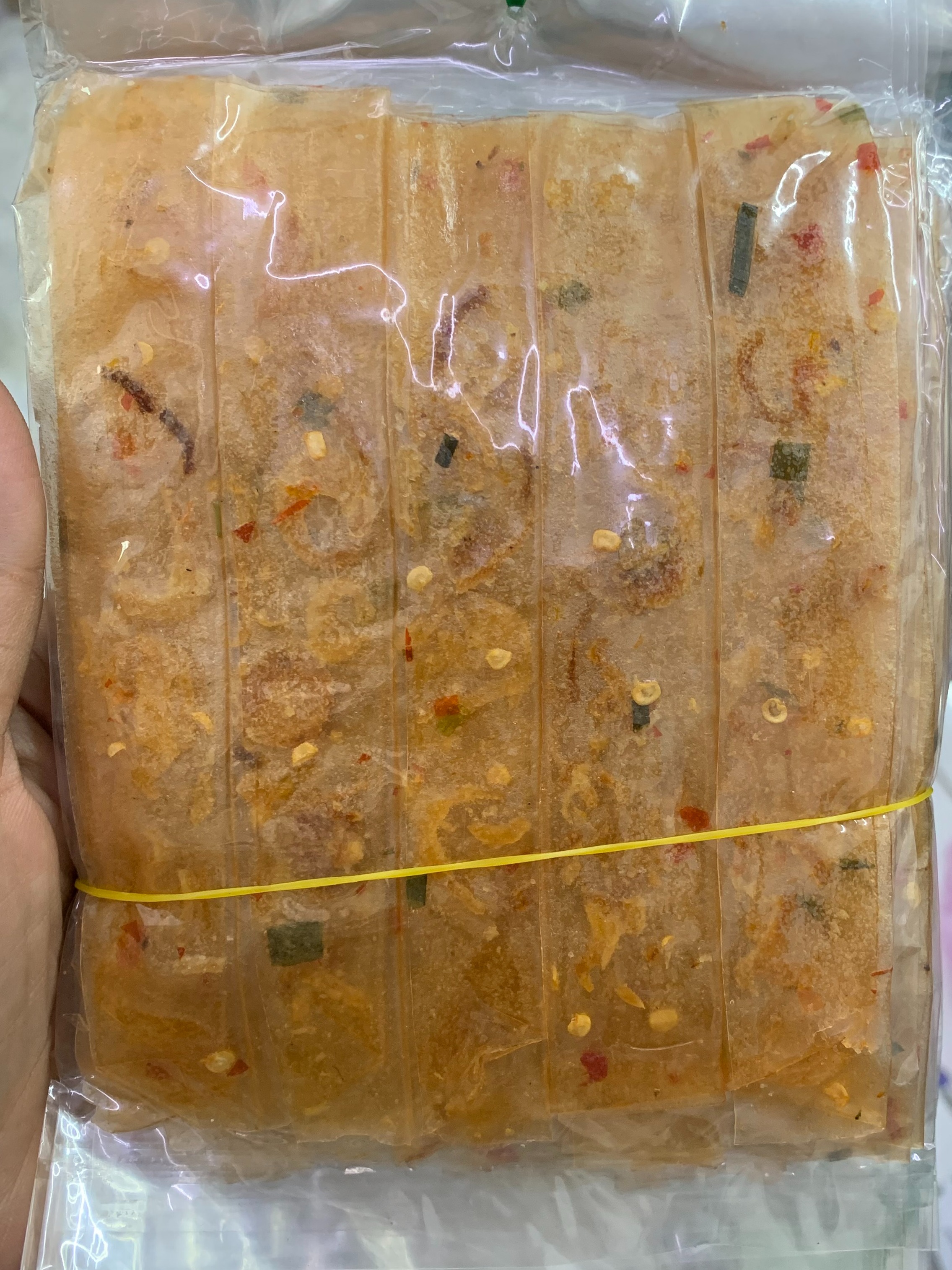 20b bánh tráng tôm dẽo cuộn hành phi
