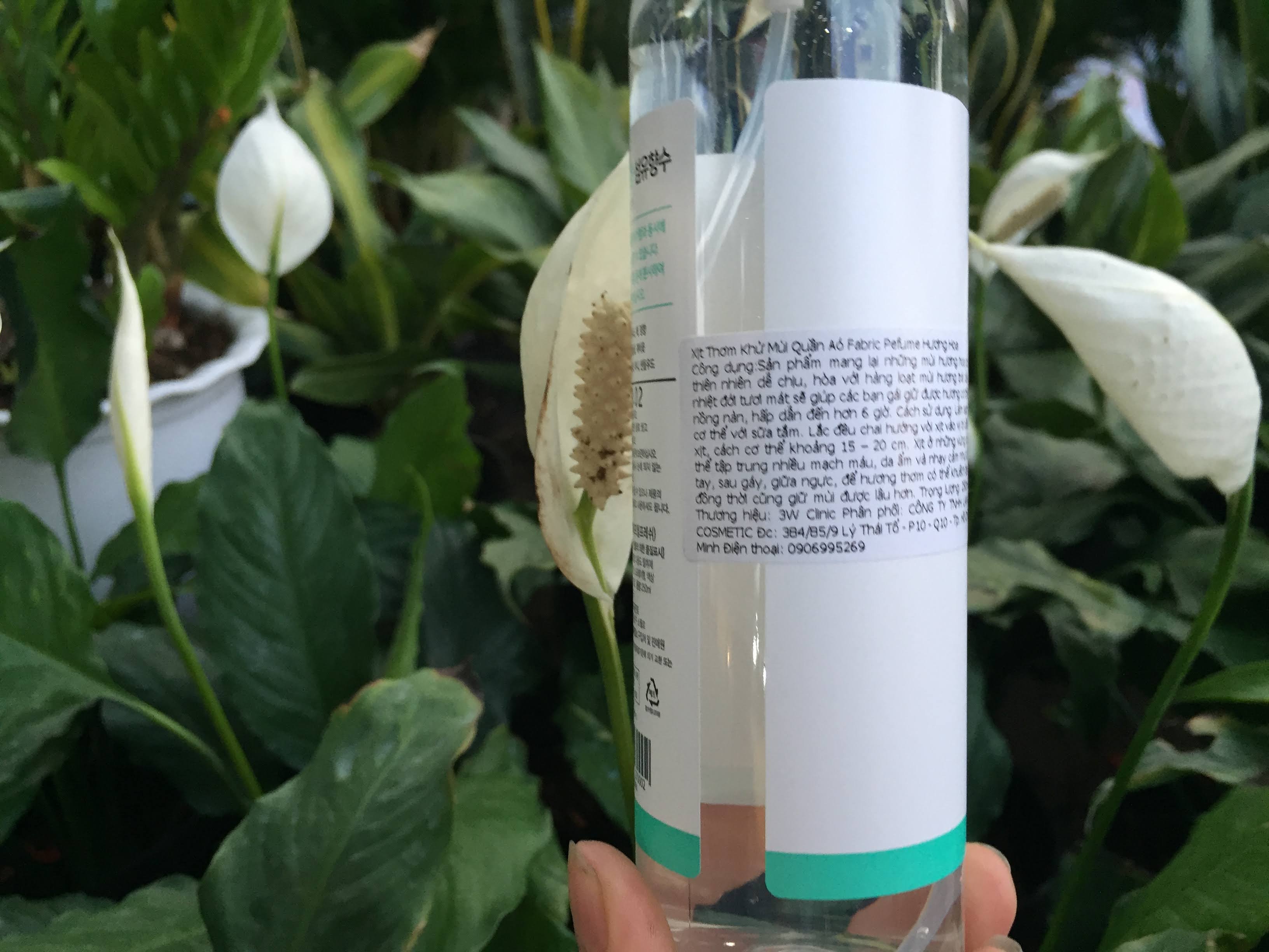 Xịt Thơm Quần Áo Fabric Perfume 250ml Hàn Quốc 3 mùi
