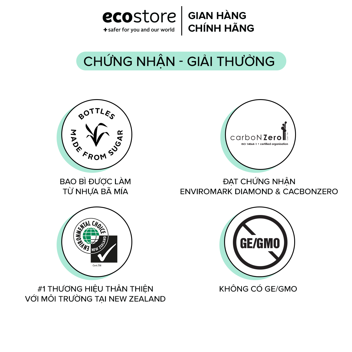 [Flashsale] Dầu gội cho tóc thường gốc thực vật Ecostore 350ml (bao bì mới)