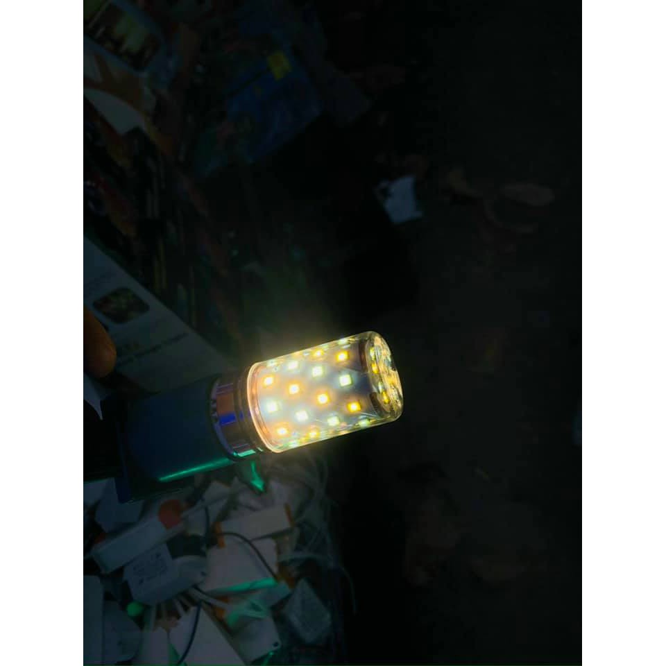 Bóng đèn led trái bắp 3 chế độ ánh sáng có đui e14 và e27