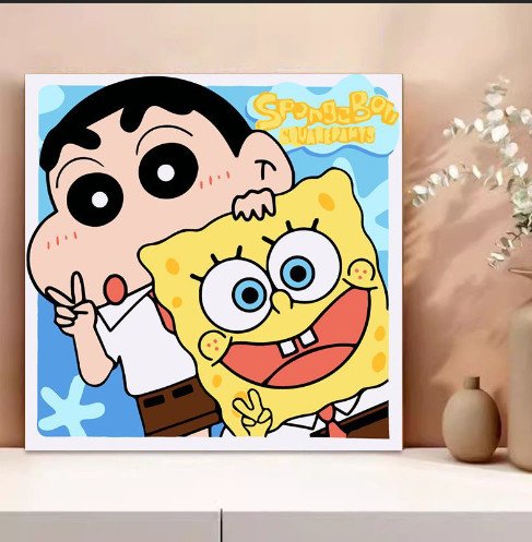 Tranh đính đá cho bé, Combo 1 tranh