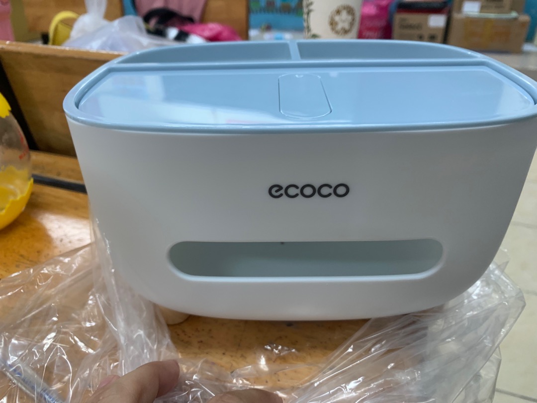Hộp Đựng Giấy Ăn Ecoco Thiết Kế Khay Để Đồ Tiện Dụng