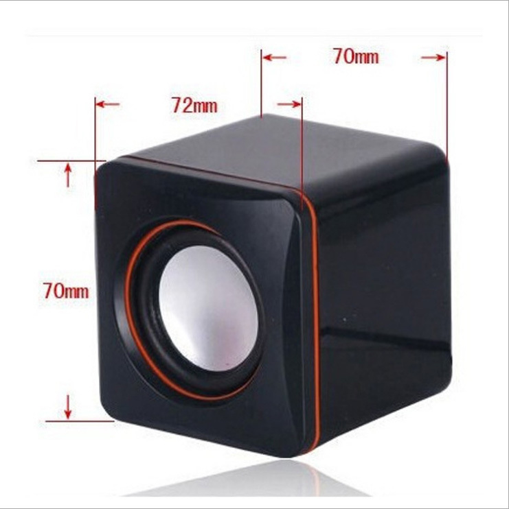 [ ĐEN ] Loa vi tính để bàn Mini 101 nguồn USB Loa giấy âm thanh thật