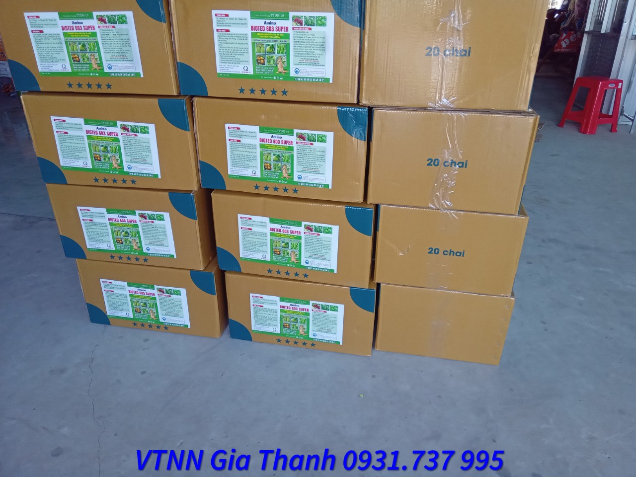 (VTNN Gia Thanh) Phân bón vi lượng Amino Bioted 603 Super - KL:1 Lít