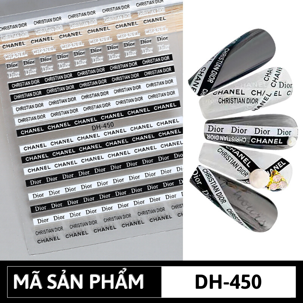 Sticker nail thương hiệu Nghi Thảo trang trí móng