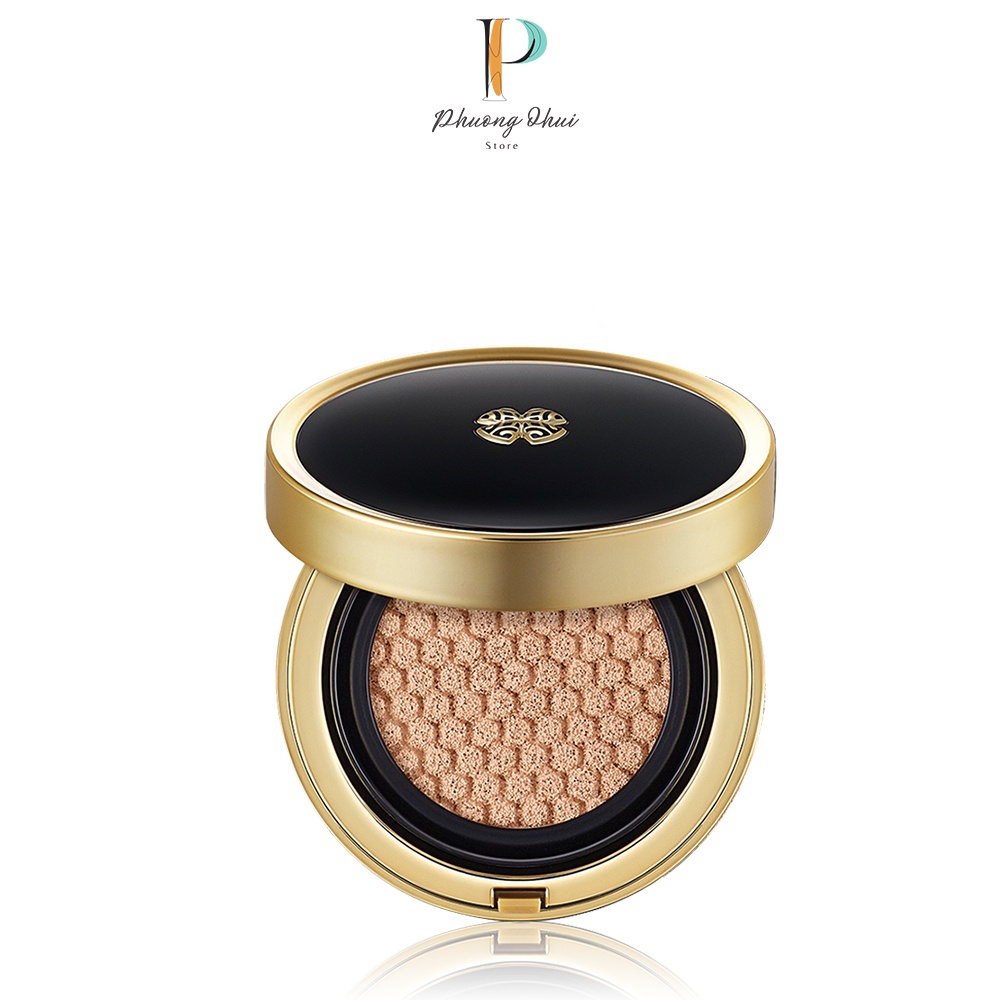 Phấn nước dưỡng ẩm ohui ultimate cover cushion satin finish spf50+/pa+++ tặng 1 lõi thay thế 15g