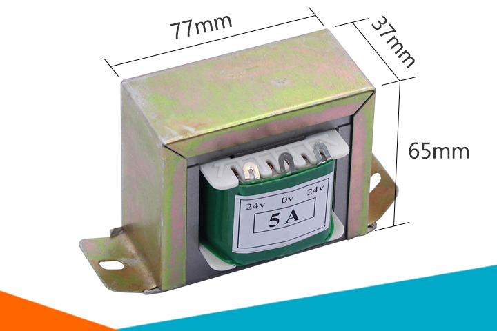 Biến áp - Biến thế đối xứng 5A - 12V nguồn đôi