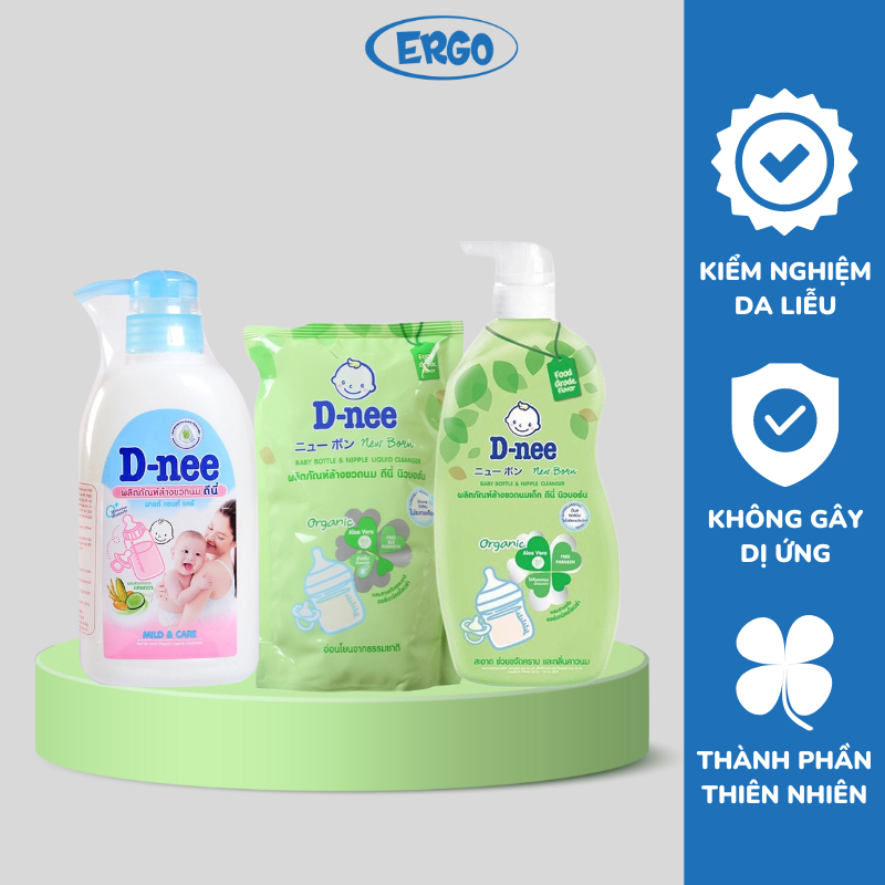Nước rửa bình chính hãng Dnee Đại Thịnh Nước rửa bình sữa Dnee (Chính hãng có tem Công ty Đại Thịnh)