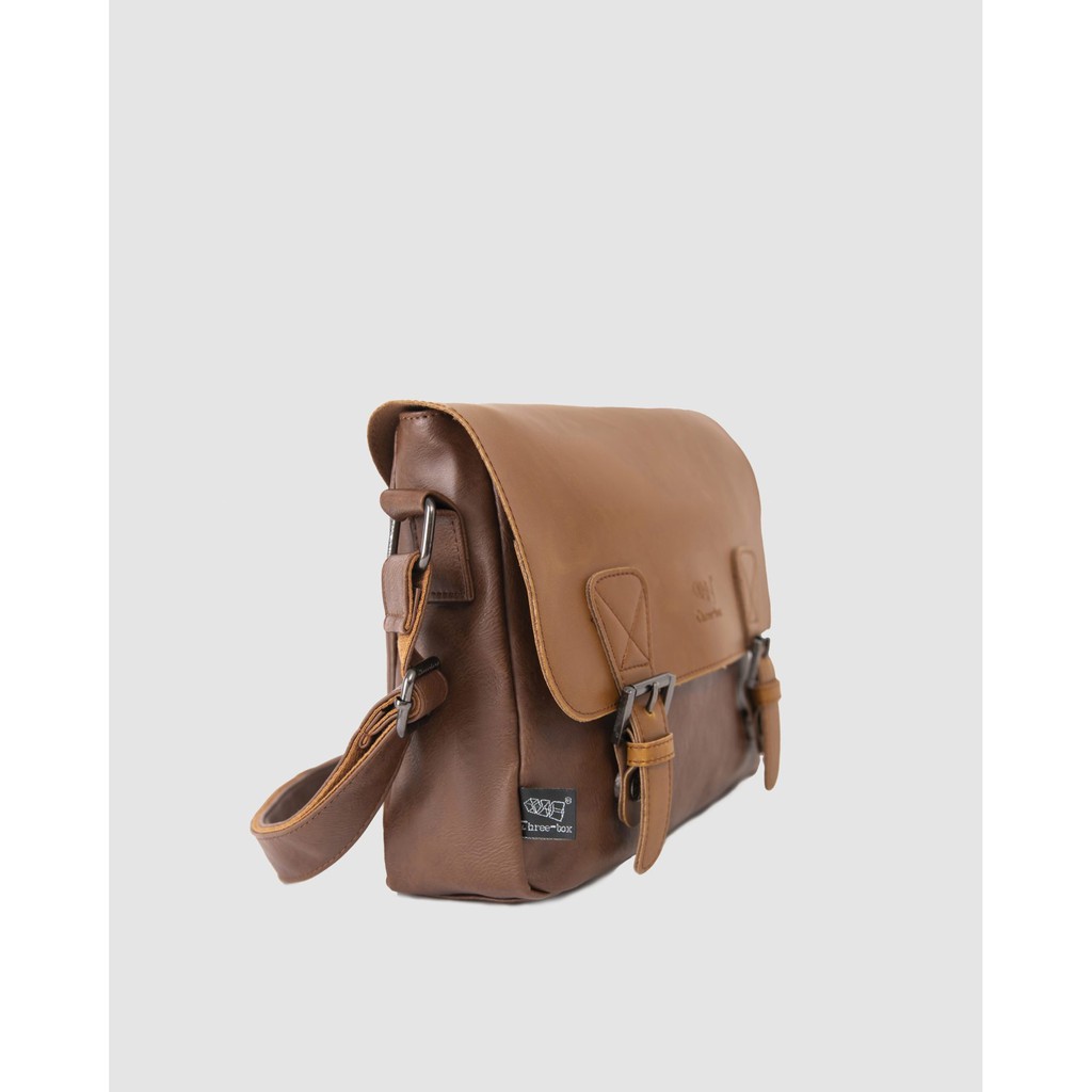 Cặp da đeo chéo cho ipad Unisex Three-box - MS3539