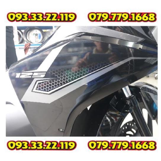 Tem Rời Air Blade 2016-2019 Dán Xe Đen Bóng