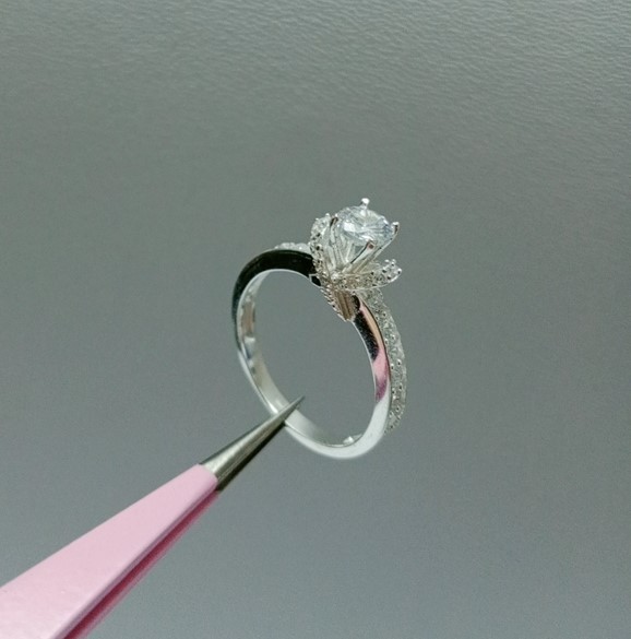 Nhẫn đính đá Bạc Ta cao cấp siêu xinh - Nhẫn bạc nữ