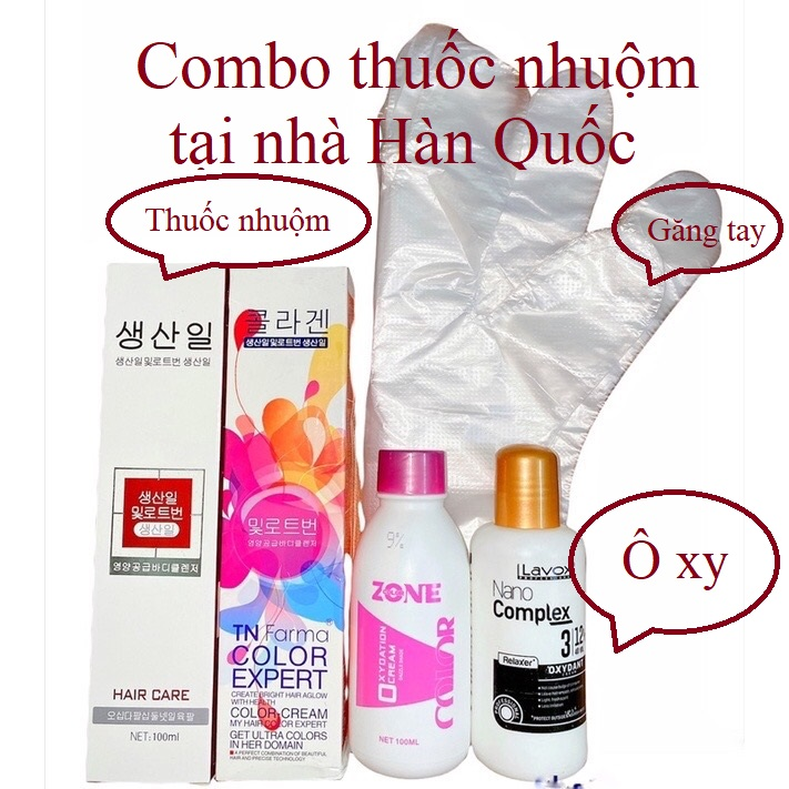 Thuốc Nhuộm  tóc Màu Nâu Trà sữa, Nâu Khói, Nâu Tây , Nâu Lạnh