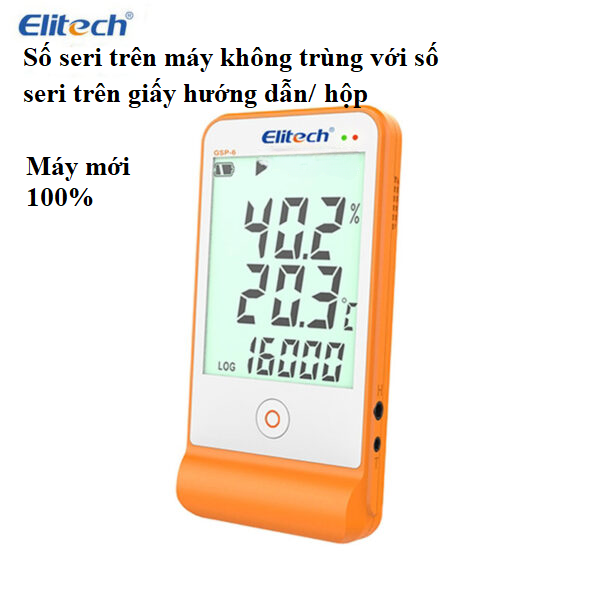 HCM - NHIỆT ẨM KẾ TỰ GHI Elitech GSP6 (chưa gồm giấy hiệu chuẩn)