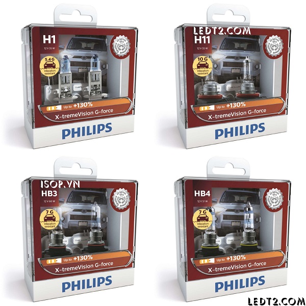 Đèn pha Halogen Philips Xtreme Vision Pro150 +150%