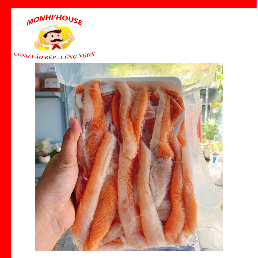 1Kg Lườn cá hồi đóng khay/ 500g_ SHip hỏa tốc HCM