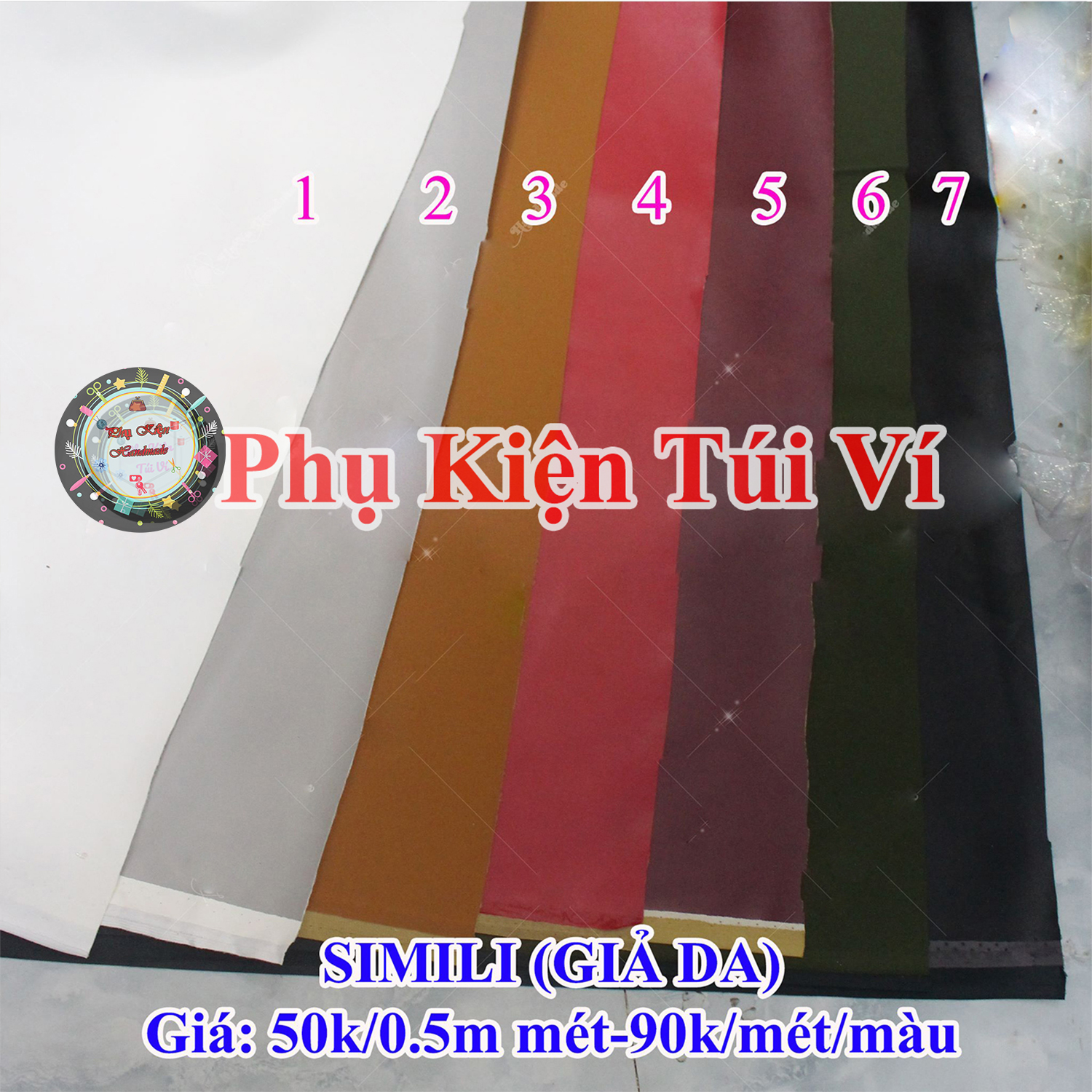 Simili (giả da) lót túi, làm túi