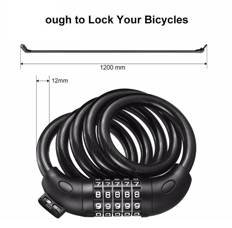 Ổ KHÓA DÂY CHỐNG TRỘM TONYON 5 SỐ SIZE LỚN