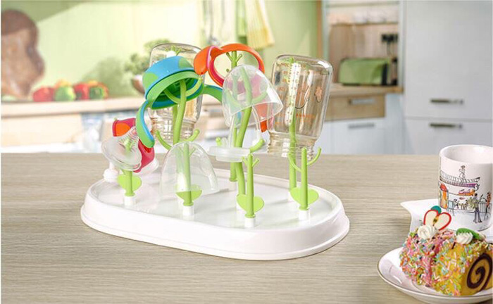 Giá úp bình sữa cho bé tiện lợi