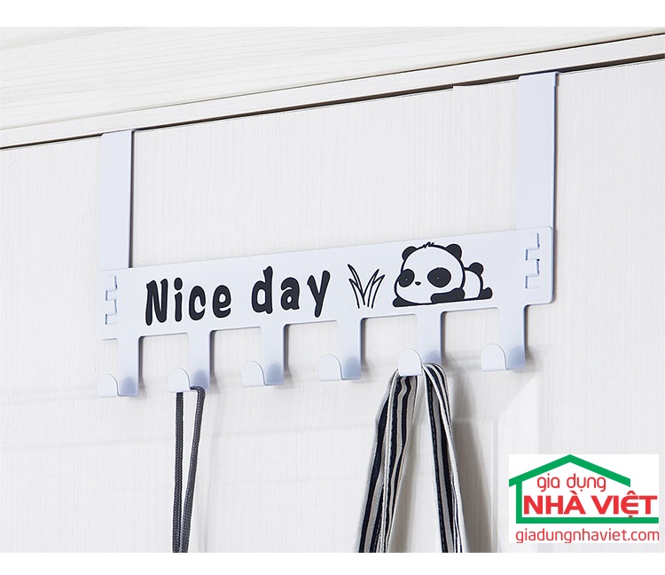 Mắc treo quần áo gài sau cửa Nice day