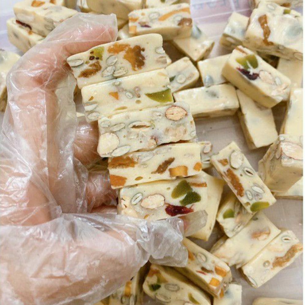 100gr kẹo sữa hạt Nougat Cacao- set dùng thử