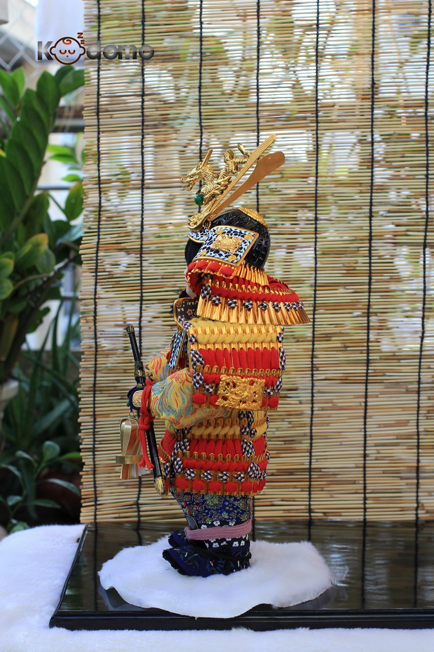 búp bê nhật bản , búp bê samurai , áo giáp samurai , nón giáp samurai
