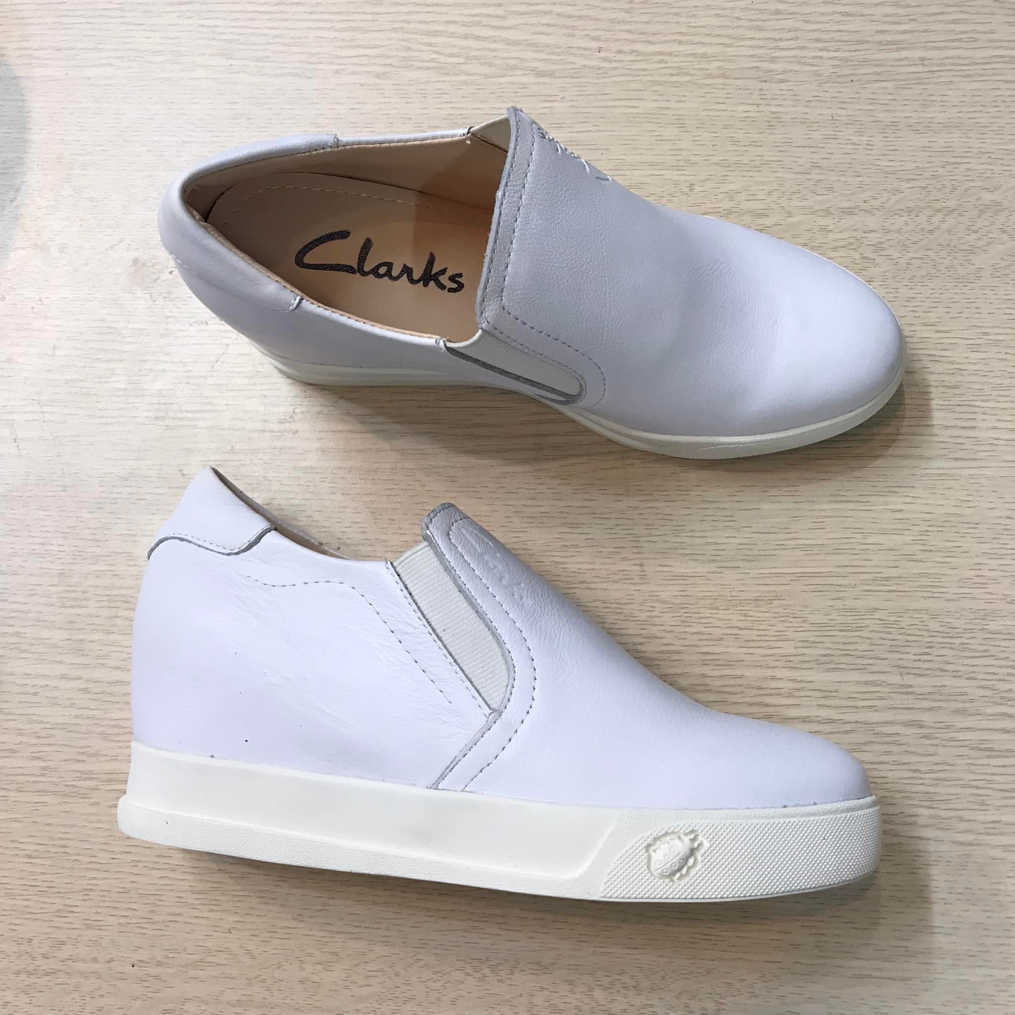 Giầy Slipon Độn Đế Nữ Cao 7CM