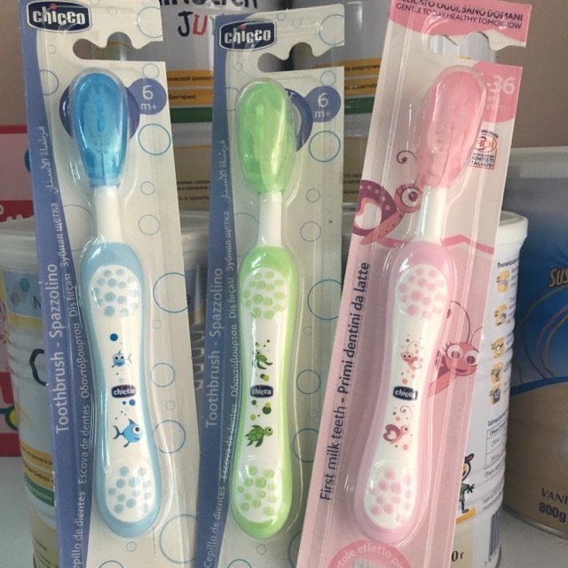 [HCM]Bàn chải đánh răng cho bé Chicco 6M+