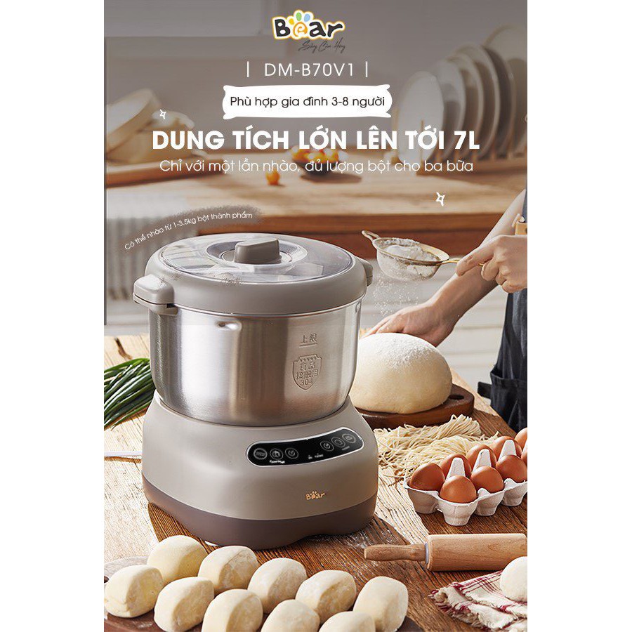 Máy trộn bột Bear 7L DM-B70V1 (HMJ-A70C1)