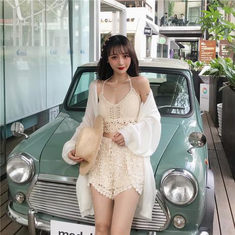 Bộ len móc đi biển