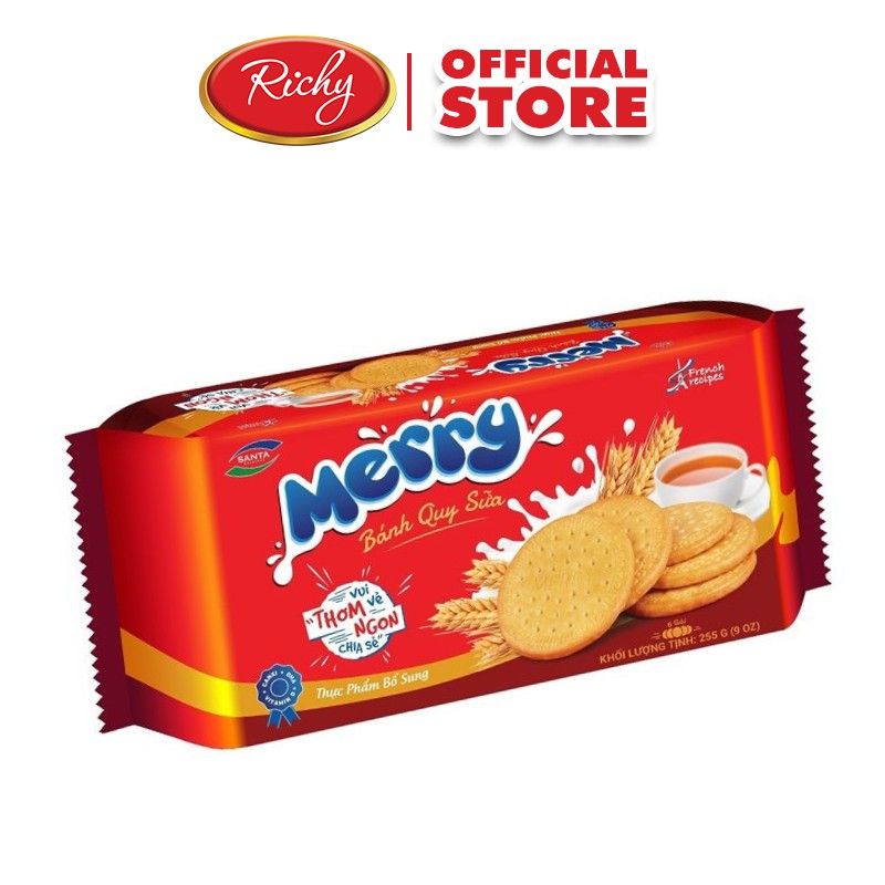 BÁNH QUY SỮA MERRY 160gram